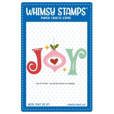 Whimsy Stamps Cutting Dies - Joy Word